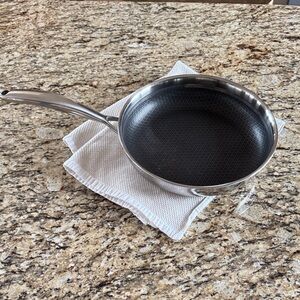 Pampered Chef 10” Stainless Steel Non-Stick Frying Pan